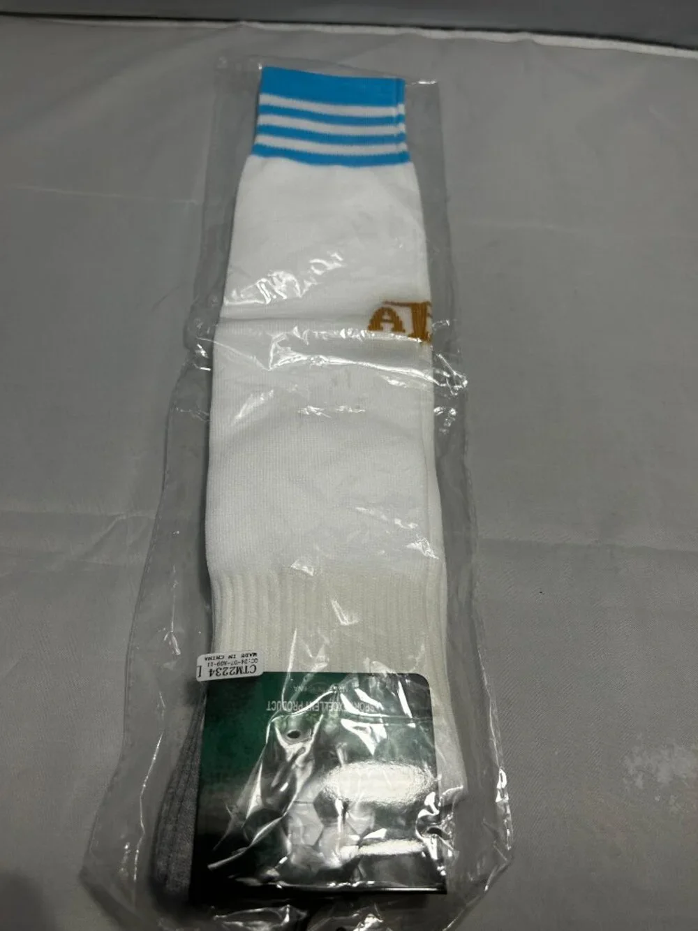 Argentina Crew Soccer Socks size 10-12